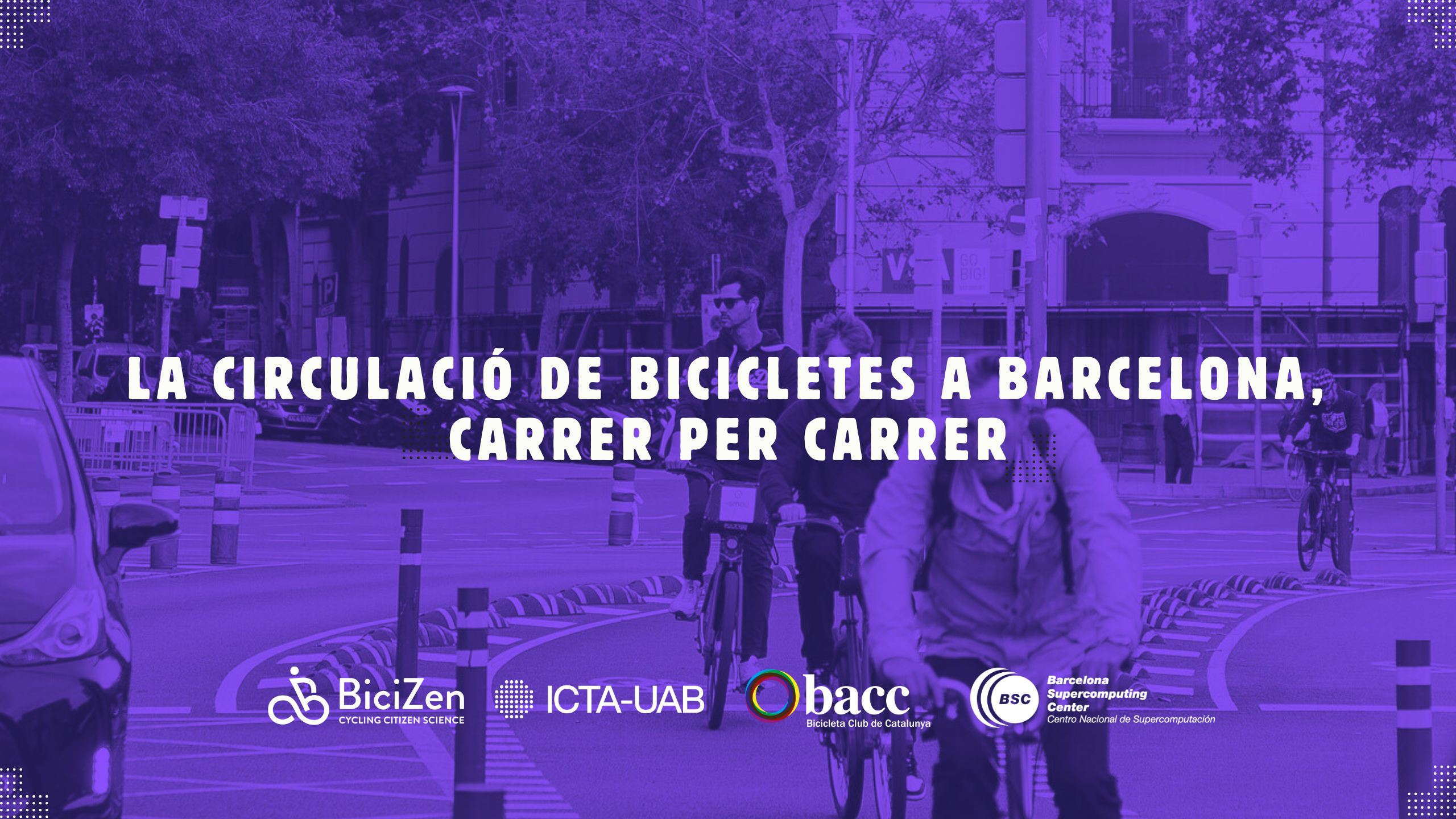 Mapa de circulació de bicicletes a Barcelona
